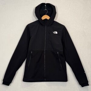The North Face Black WindWall Softshell Hooded Jacket Small